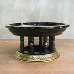 Lacquered wood offering centerpiece, 'Khantok' - Lacquered wood offering centerpiece