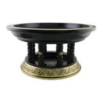 Lacquered wood offering centerpiece, 'Khantok' - Lacquered wood offering centerpiece