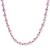 Pearl and garnet strand necklace, 'Sea of Love' - Pearl and garnet strand necklace thumbail