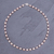 Pearl and garnet strand necklace, 'Sea of Love' - Pearl and garnet strand necklace (image 2b) thumbail