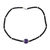 Onyx and amethyst beaded necklace, 'Brilliant' - Unique Beaded Amethyst and Onyx Necklace (image 2d) thumbail
