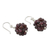 Garnet cluster earrings, 'Berries' - Garnet Cluster Earrings from Thailand (image 2d) thumbail