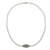 Pearl and jade pendant necklace, 'Touch of Life' - Handcrafted Pearl and Jade Necklace (image 2a) thumbail
