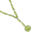 Peridot choker, 'Refreshed Soul' - Beaded Peridot Necklace