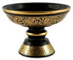 Lacquered wood offering centerpiece, 'Spiritual Treasures' - Fair Trade Lacquered Wood Centerpiece