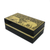 Lacquered wood box, 'Golden Day Out' - Lacquered Mangr Wood Decorative Box