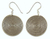 Sterling silver dangle earrings, 'The Maze' - Hill Tribe Sterling Silver Dangle Earrings