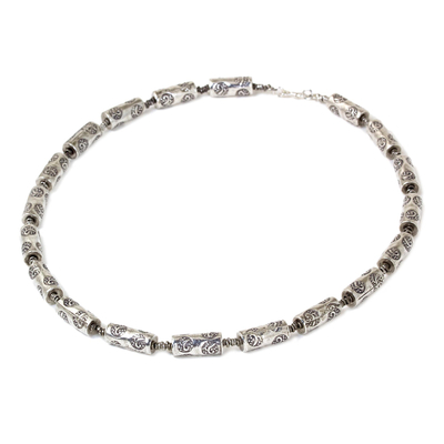 Collar de cadena de plata - Collar de cadena de plata
