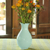 Celadon ceramic vase, 'Harmony' - Celadon ceramic vase