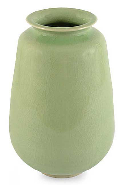 Green Celadon Ceramic Vase