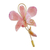 Natural orchid gold-plated stickpin, 'Eternal Orchid' - Unique Natural Flower Gold Plated Brooch Pin (image 2d) thumbail