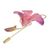Natural orchid gold-plated stickpin, 'Eternal Orchid' - Unique Natural Flower Gold Plated Brooch Pin (image 2e) thumbail