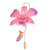 Natural orchid gold-plated stickpin, 'Eternal Orchid' - Unique Natural Flower Gold Plated Brooch Pin (image 2f) thumbail