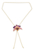 Halskette mit natürlichen Orchideenblüten - Halskette mit natürlichen Orchideenblüten
