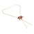 Natural orchid flower necklace, 'Purple Perfection' - Natural Orchid Flower Necklace (image 2b) thumbail