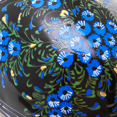 Lacquered boxes, 'Good Luck Turtles' (pair) - Handcrafted Lacquerware Decorative Boxes (Pair)