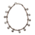 Silver charm bracelet, 'Dainty Blossoms' - Thail Hill Tribe Silver Charm Bracelet (image 2a) thumbail