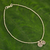 Silver anklet, 'Secret Circle' - Thai Hill Tribe Silver Anklet thumbail