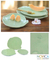 Celadon-Keramikteller, „Grüne Elefanten“ (3er-Set) - Handgefertigte Celadon-Keramikteller (3er-Set)