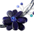 Lapis lazuli choker, 'Midnight Sea' - Lapis Lazuli Flower Necklace (image 2e) thumbail