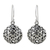 Sterling silver dangle earrings, 'Medallion' - Handmade Sterling Silver Dangle Earrings (image 2a) thumbail