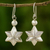 Sterling silver dangle earrings, 'Starlight' - Sterling silver dangle earrings thumbail