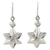 Sterling silver dangle earrings, 'Starlight' - Sterling silver dangle earrings (image 2a) thumbail