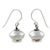 Sterling silver dangle earrings, 'Silver Belles' - Unique Sterling Silver Dangle Earrings (image 2a) thumbail