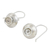 Sterling silver dangle earrings, 'Silver Belles' - Unique Sterling Silver Dangle Earrings (image 2b) thumbail