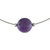 Amethyst pendant necklace, 'Rotations' - Amethyst Pendant Necklace thumbail