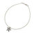 Silver anklet, 'Starfish' - Fair Trade Hill Tribe Silver Anklet (image 2b) thumbail