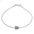 Silver anklet, 'Thai Butterfly' - Silver anklet thumbail