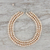 Cultured pearl strand necklace, 'Triple Halo' - Pearl Strand Necklace (image 2b) thumbail