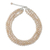Cultured pearl strand necklace, 'Triple Halo' - Pearl Strand Necklace (image 2d) thumbail
