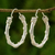 Sterling silver hoop earrings, 'Nautical Hoops' - Fair Trade Sterling Silver Hoop Earrings thumbail