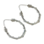 Sterling silver hoop earrings, 'Nautical Hoops' - Fair Trade Sterling Silver Hoop Earrings (image 2b) thumbail