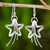 Sterling silver dangle earrings, 'Shooting Stars' - Sterling Silver Dangle Earrings thumbail