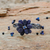 Lapis lazuli wrap bracelet, 'Blue Bouquet' - Lapis Lazuli Beaded Bracelet thumbail