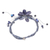 Lapis lazuli wrap bracelet, 'Blue Bouquet' - Lapis Lazuli Beaded Bracelet (image 2d) thumbail