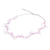 Rose quartz choker, 'Autumnal Dew' - Handcrafted Beaded Rose Quartz Necklace (image 2e) thumbail