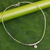 Silver anklet, 'Gem Flower' - Unique Hill Tribe Silver Charm Anklet (image 2) thumbail