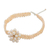 Pearl choker, 'Pink Romance' - Bridal Pearl Choker Necklace thumbail