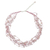 Pearl choker, 'Pink Web of Beauty' - Pearl Strand Necklace thumbail