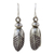 Silver dangle earrings, 'Spring Leaves' - Silver 950 dangle earrings