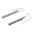 Silver dangle earrings, 'Life' - Hill Tribe 950 Silver Dangle Earrings (image 2b) thumbail