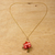 Natural orchid flower necklace, 'Tropicana' - Natural orchid flower necklace (image 2b) thumbail