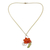 Natural orchid flower necklace, 'Tropicana' - Natural orchid flower necklace (image 2d) thumbail