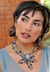 Pearl choker, 'Floral Fantasy' - Cultured Pearl and Glass Beaded Choker Necklace (image 2f) thumbail