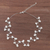 Pearl and crystal choker, 'Spiral' - Bridal Pearl Strand Necklace (image 2b) thumbail
