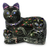 Lacquered wood sculpture, 'Feline Fun' - Lacquered wood sculpture